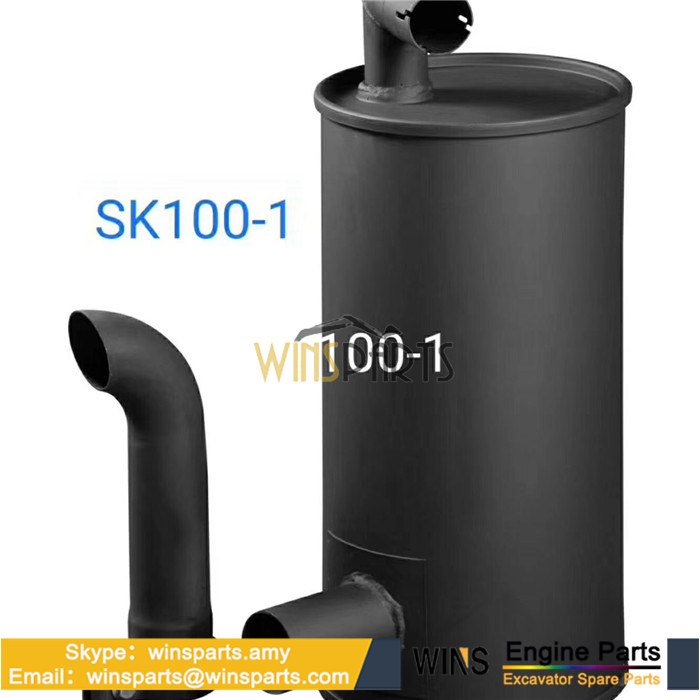 2427U1322 ENGINE MUFFLER Silencer FOR Kobelco SK100-3 SK100 MARK III