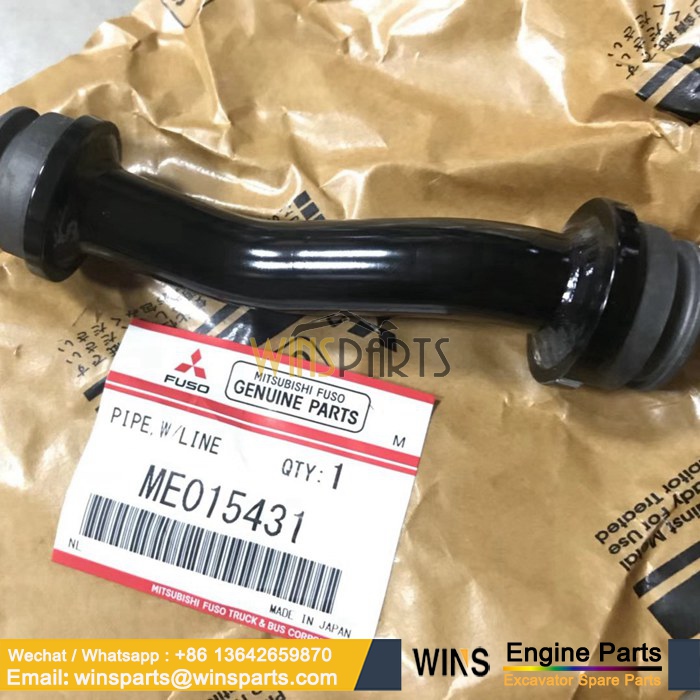 ME015431 VAME015431 MITSUBISHI ENGINE 4D31T 4D31 WATER PIPE HOSE THERMOSTAT