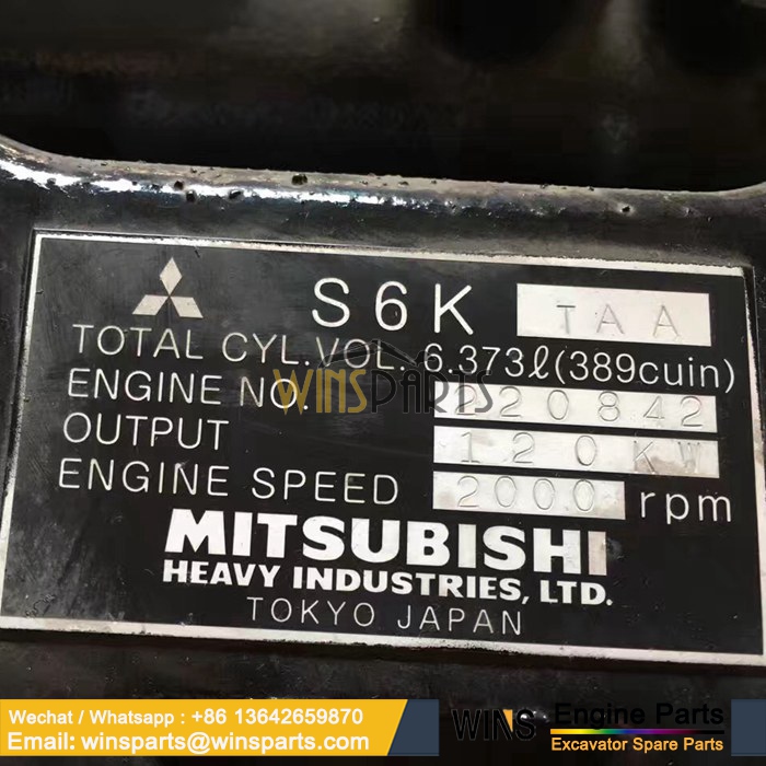 TOKYO JAPAN Mitsubish S6KT S6K Complete Engine Assembly (1)