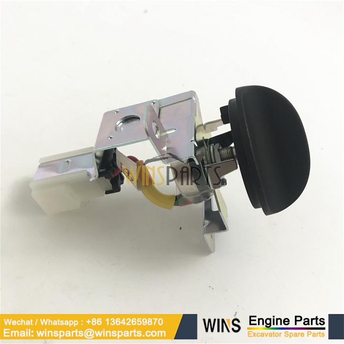 22U-06-22380 22U0622380 Throttle Regulation Fuel Dial Throttle Knob with Mounting Brackets komatsu (5)