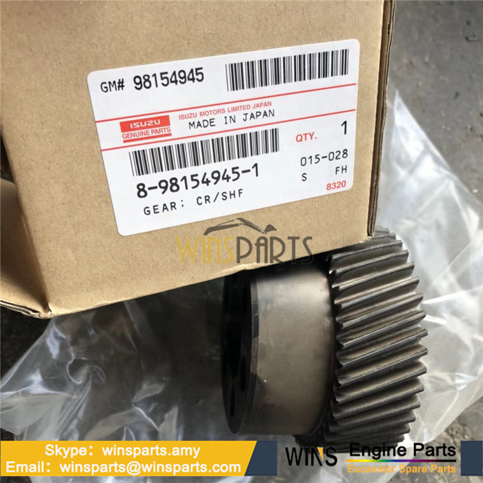 8-98154945-1 ISUZU 4JJ1 Engine Gear