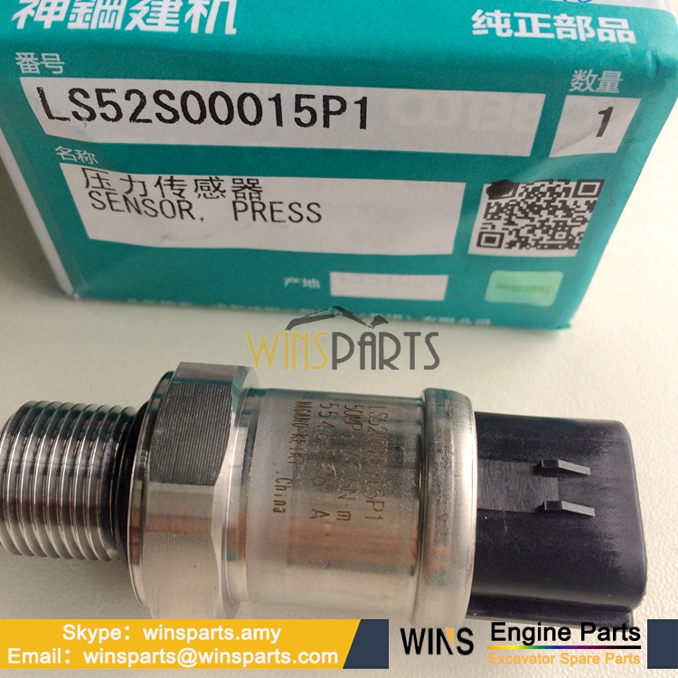 LS52S00015P1 High Pressure Sensor For Kobelco SK170-8 SK200-8 SK350-8