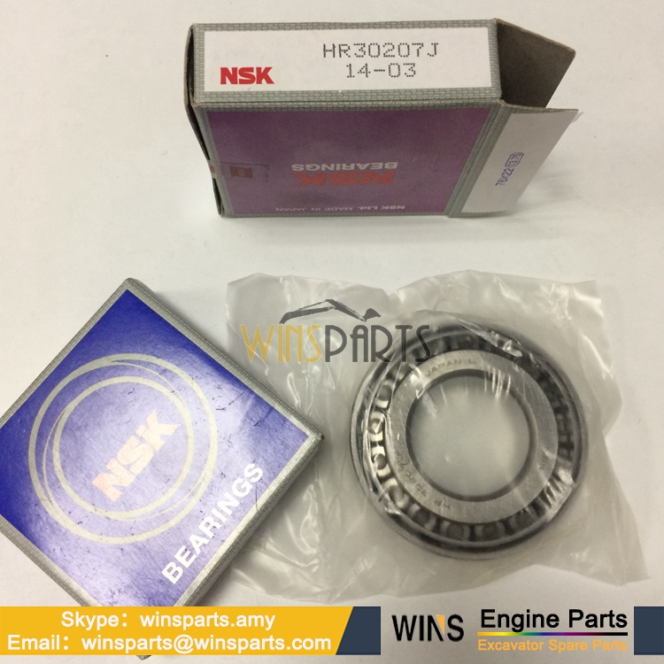 Japan Kobelco Excavator Roller Bearing HR30207J HR32205J