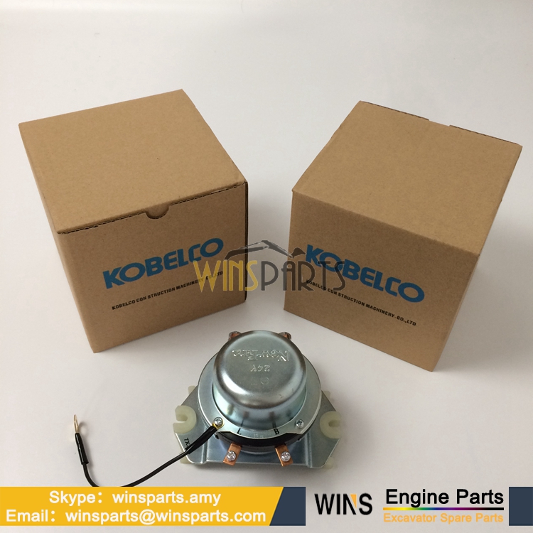 YN24S00008F1 Kobelco SK140 SK200 SK250 SK350 Battery Relay Electric