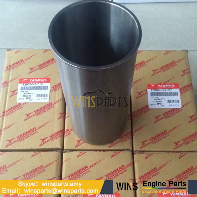 129360-21100 YANMAR 4D88 4D98E 4TNV88 Cylinder Liner