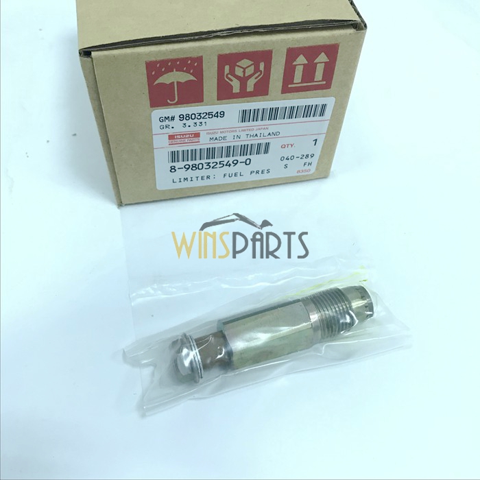 8-98032549-0 ISUZU 4HK1 6HK1 Fuel Rail Pressure Relief Valve