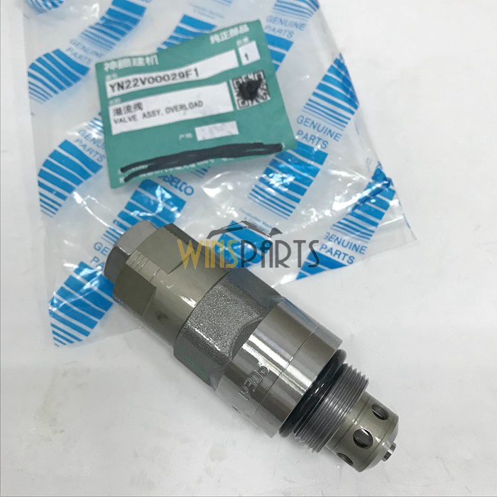 YN22V00029F1 KOBELCO SK200-8 CONTROL Port Relief VALVE Assy