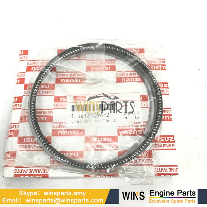 1-12121094-2 ISUZU DIESEL 6SD1 ENGINE PISTON RING SET