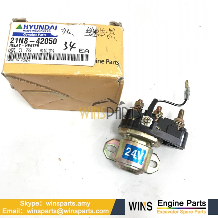 21N8-42050 RELAY HEATER ELECTRIC SYSTEM Hyundai