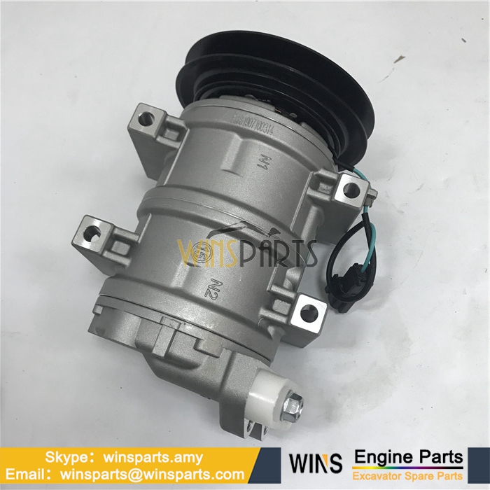 4456130 AIR CONDITIONER COMPRESSOR Hitachi Excavator