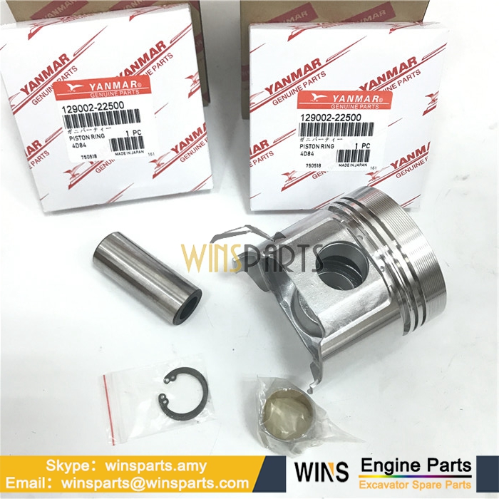 YM129002-22081 Yanmar 3TNV84 4TN84 ENGINE PISTON ASS’Y