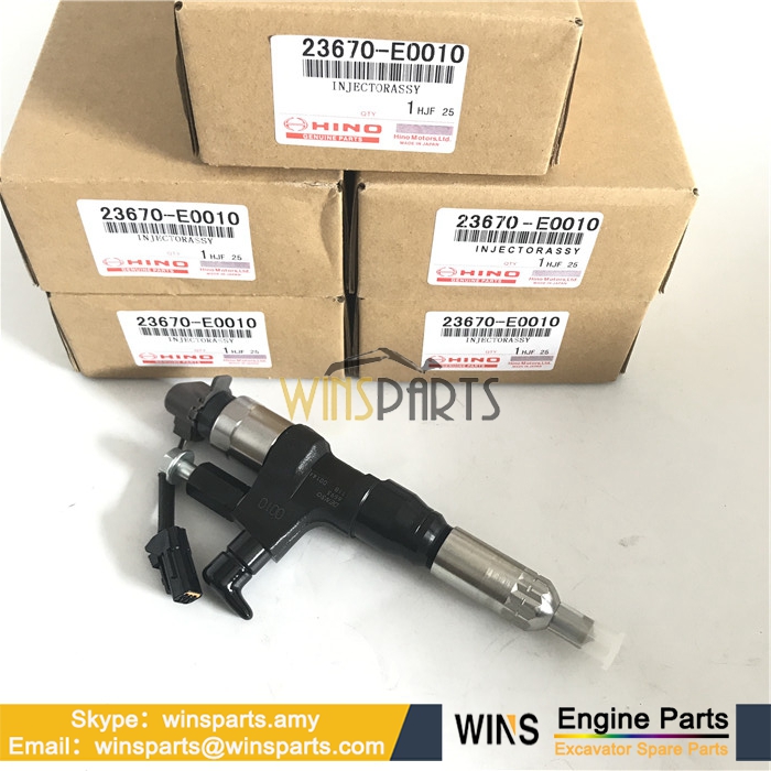 23670-E0010 VH23670E0400 HINO J05E J08E FUEL INJECTOR