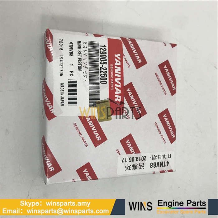 YM129150-02940 Yanmar 4D88E 4TNE88E 4TNV88 ENGINE Piston Ring