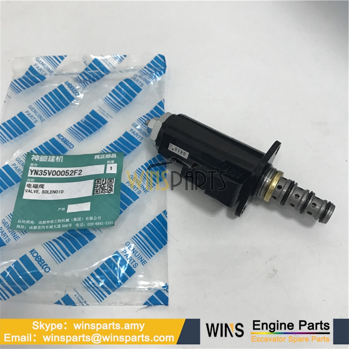 YN35V00052F2 Kobelco Hydraulic Pump Solenoid VALVE Assy