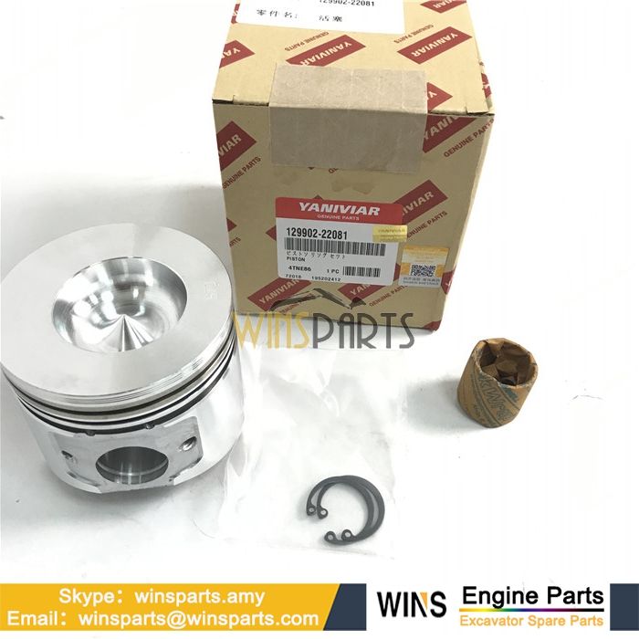 129902-22081 YANMAR 4D86 4TNE86 ENGINE PISTON