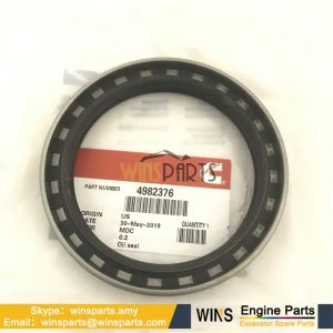 4982376 CUMMINS QSB3.3 B3.3 Diesel Engine Crankshaft Oil Seal