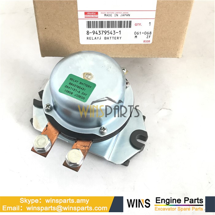 8-94379543-1 ISUZU ENGINE ELECTRICAL RELAY BATTERY