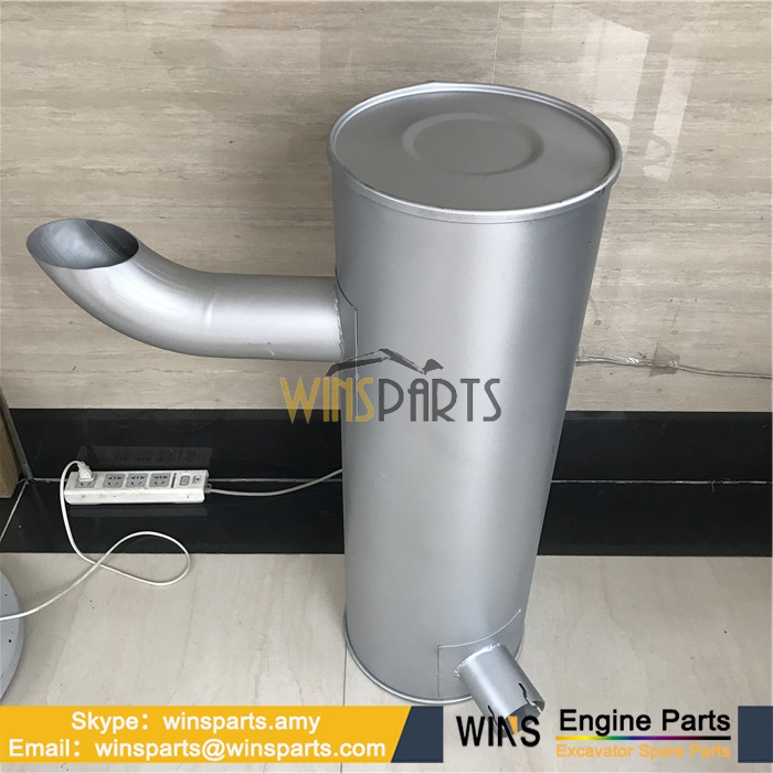 LC12P00014P2 Hino J08E MUFFLER Assembly For Kobelco