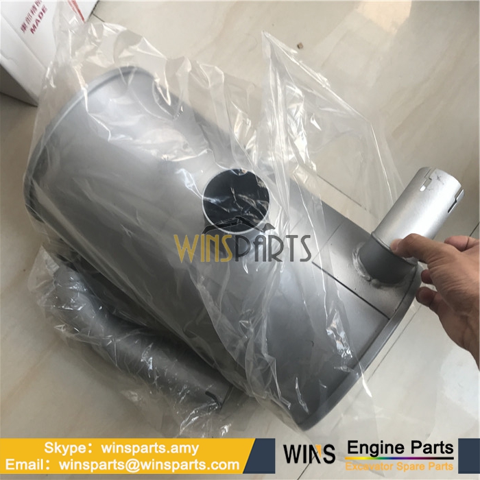 YT12P00008F1 YT12P00010P1 Engine Silencer MUFFLER ASSEMBLY Kobelco SK70SR-1E SK80MSR SK80CS Excavator Parts 