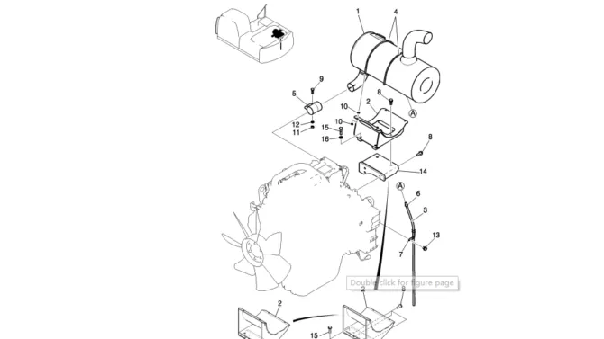 046-01-1 MUFFLER ASSY-SK200-8 Kobelco Excavator Parts Number Electronic Catalog EPC Manuals
