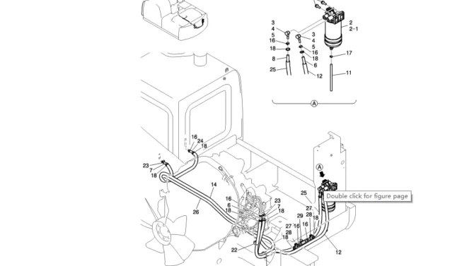 052-01-1 FUEL LINES-SK200-8 Kobelco Excavator Parts Number Electronic Catalog EPC Manuals