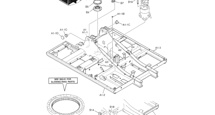 01-002 UPPER FRAME ASSEMBLY, HIGH AND WIDE.-SK200-6E SK210LC-6E SK200-6ES SK200LC-6E Kobelco Excavator Parts Number Electronic Catalog EPC Manuals