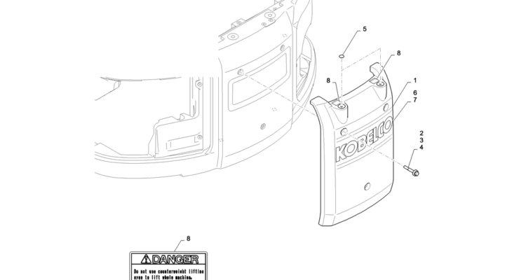 01-004(00) COUNTERWEIGHT INSTALLATION (GAIN)-2 SK130-8 SK140LC Excavator Parts Number Electronic Catalog EPC Manuals