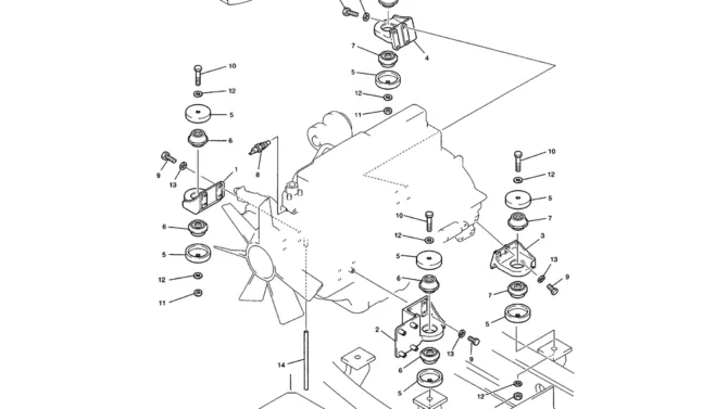 01-006 ENGINE INSTALLATION (YN02P00025F1)-SK200-6E SK210LC-6E SK200-6ES SK200LC-6E Kobelco Excavator Parts Number Electronic Catalog EPC Manuals