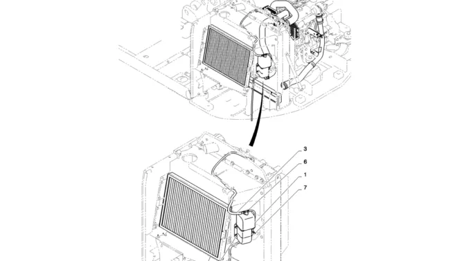01-008(01) RADIATOR GROUP-2 SK130-8 SK140LC Excavator Parts Number Electronic Catalog EPC Manuals