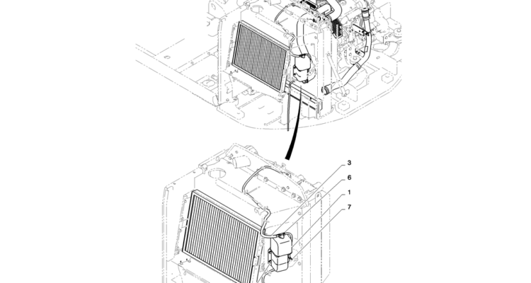 01-008(01) RADIATOR GROUP-2 SK130-8 SK140LC Excavator Parts Number Electronic Catalog EPC Manuals