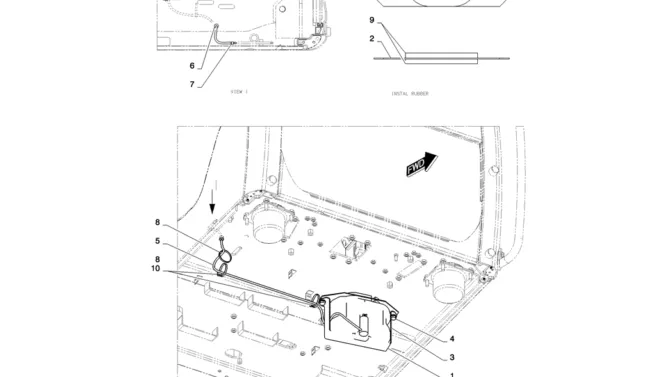 01-009(00) TANK ASSEMBLY, WASHER-2 SK130-8 SK140LC Excavator Parts Number Electronic Catalog EPC Manuals
