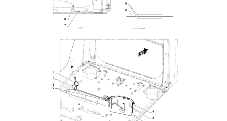 01-009(00) TANK ASSEMBLY, WASHER-2 SK130-8 SK140LC Excavator Parts Number Electronic Catalog EPC Manuals