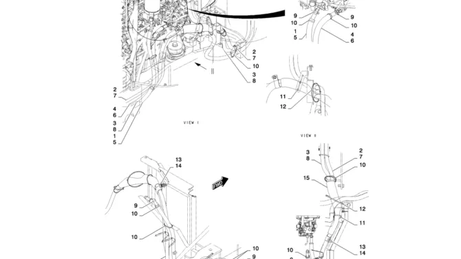 01-012(02) FUEL LINES-2 SK130-8 SK140LC Excavator Parts Number Electronic Catalog EPC Manuals