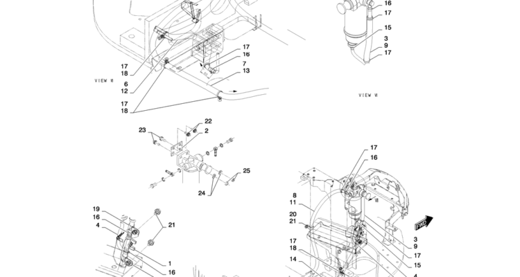01-012(03) FUEL LINES-2 SK130-8 SK140LC Excavator Parts Number Electronic Catalog EPC Manuals