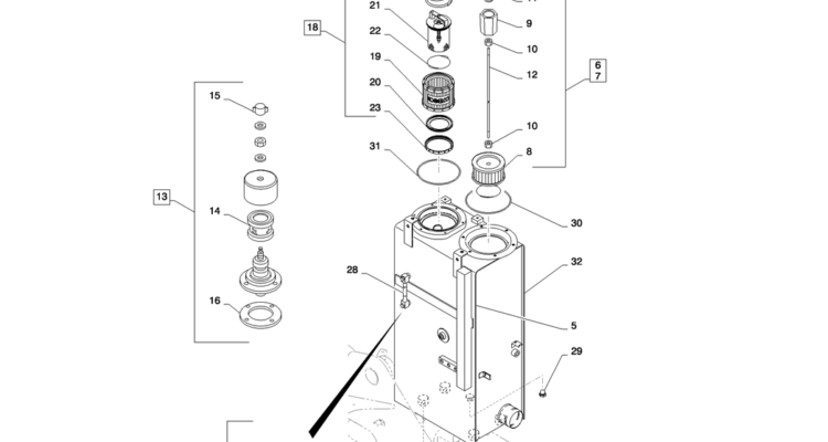 01-014(00) HYDRAULIC TANK INSTALLATION-2 SK130-8 SK140LC Excavator Parts Number Electronic Catalog EPC Manuals