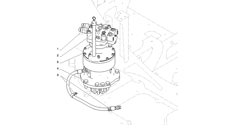 01 016(00) SWING MOTOR INSTALLATION