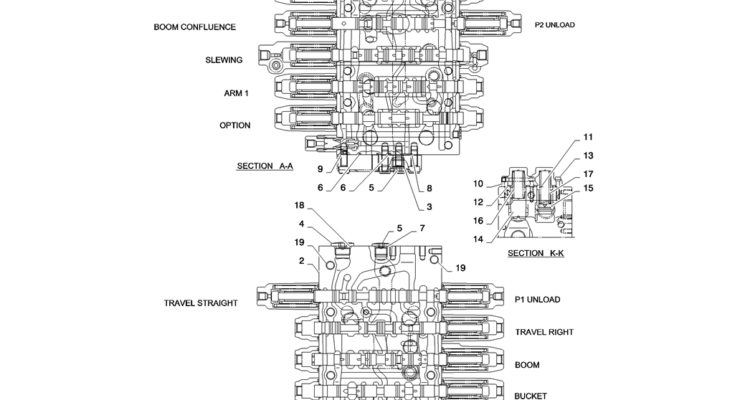 01-017(03) VALVE INSTALLATION-2 SK130-8 SK140LC Excavator Parts Number Electronic Catalog EPC Manuals