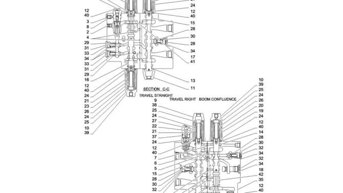 01-017(04) VALVE INSTALLATION-2 SK130-8 SK140LC Excavator Parts Number Electronic Catalog EPC Manuals