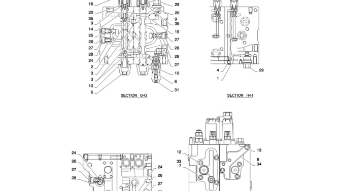 01-017(06) VALVE INSTALLATION-2 SK130-8 SK140LC Excavator Parts Number Electronic Catalog EPC Manuals