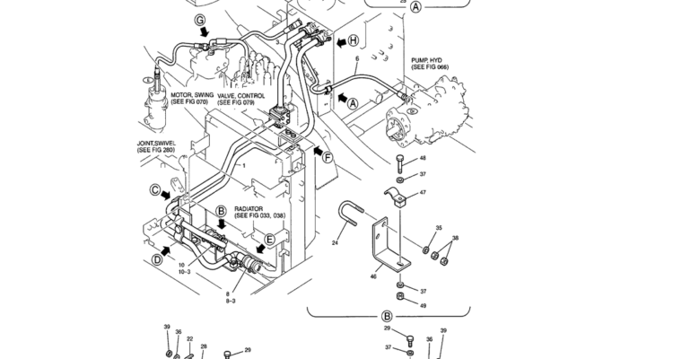 01-024(01) UPPER HYDRAULIC LINES (RETURN)-SK200-6E SK210LC-6E SK200-6ES SK200LC-6E Kobelco Excavator Parts Number Electronic Catalog EPC Manuals