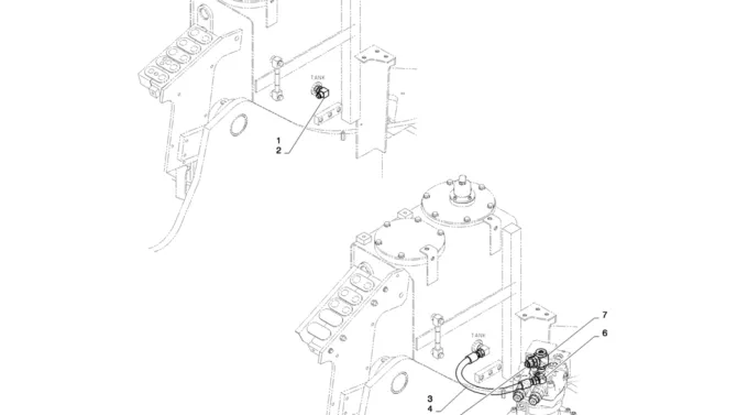01-025(03) HYDRAULIC LINES, RETURN-2 SK130-8 SK140LC Excavator Parts Number Electronic Catalog EPC Manuals