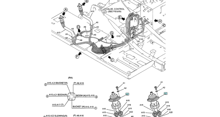 01-028(01) REMOTE CONTROL LINES-SK200-6E SK210LC-6E SK200-6ES SK200LC-6E Kobelco Excavator Parts Number Electronic Catalog EPC Manuals