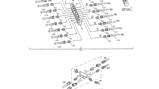 01-028(02) REMOTE CONTROL LINES-SK200-6E SK210LC-6E SK200-6ES SK200LC-6E Kobelco Excavator Parts Number Electronic Catalog EPC Manuals