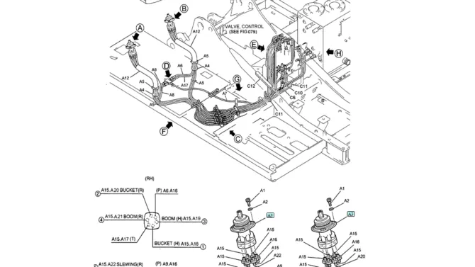 01-029(01) REMOTE CONTROL LINES (NIBBLER AND BREAKER)-SK200-6E SK210LC-6E SK200-6ES SK200LC-6E Kobelco Excavator Parts Number Electronic Catalog EPC Manuals