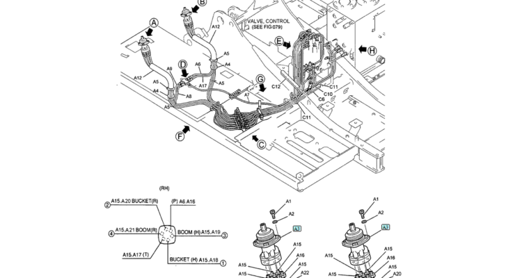 01-029(01) REMOTE CONTROL LINES (NIBBLER AND BREAKER)-SK200-6E SK210LC-6E SK200-6ES SK200LC-6E Kobelco Excavator Parts Number Electronic Catalog EPC Manuals