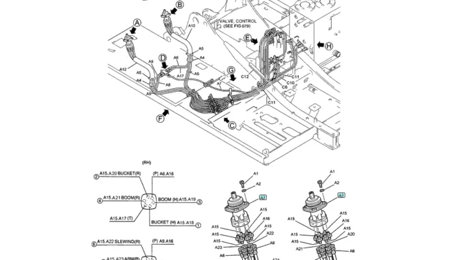 01-030(01) REMOTE CONTROL LINES (BREAKER)-SK200-6E SK210LC-6E SK200-6ES SK200LC-6E Kobelco Excavator Parts Number Electronic Catalog EPC Manuals