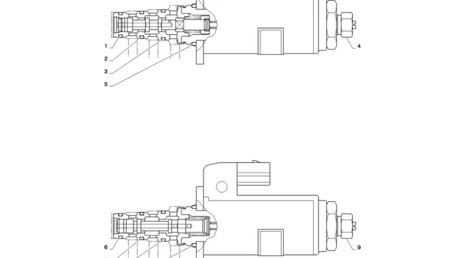 01-030(05) CONTROL LINES, VALVE-2 SK130-8 SK140LC Excavator Parts Number Electronic Catalog EPC Manuals