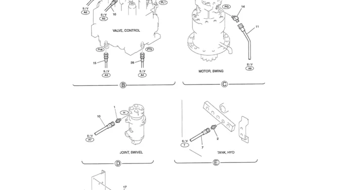 01-034(02) REMOTE CONTROL LINES (VALVE)-SK200-6E SK210LC-6E SK200-6ES SK200LC-6E Kobelco Excavator Parts Number Electronic Catalog EPC Manuals
