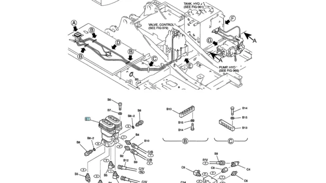 01-035(01) REMOTE CONTROL LINES (TRAVEL)-SK200-6E SK210LC-6E SK200-6ES SK200LC-6E Kobelco Excavator Parts Number Electronic Catalog EPC Manuals