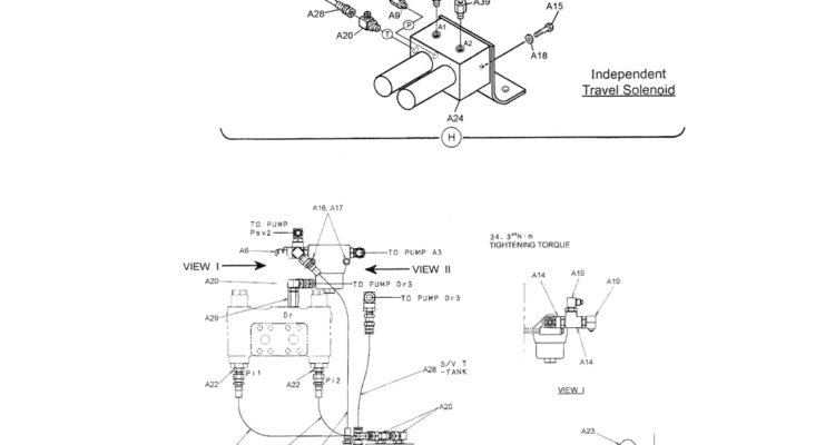 01-035(03) REMOTE CONTROL LINES (TRAVEL)-SK200-6E SK210LC-6E SK200-6ES SK200LC-6E Kobelco Excavator Parts Number Electronic Catalog EPC Manuals